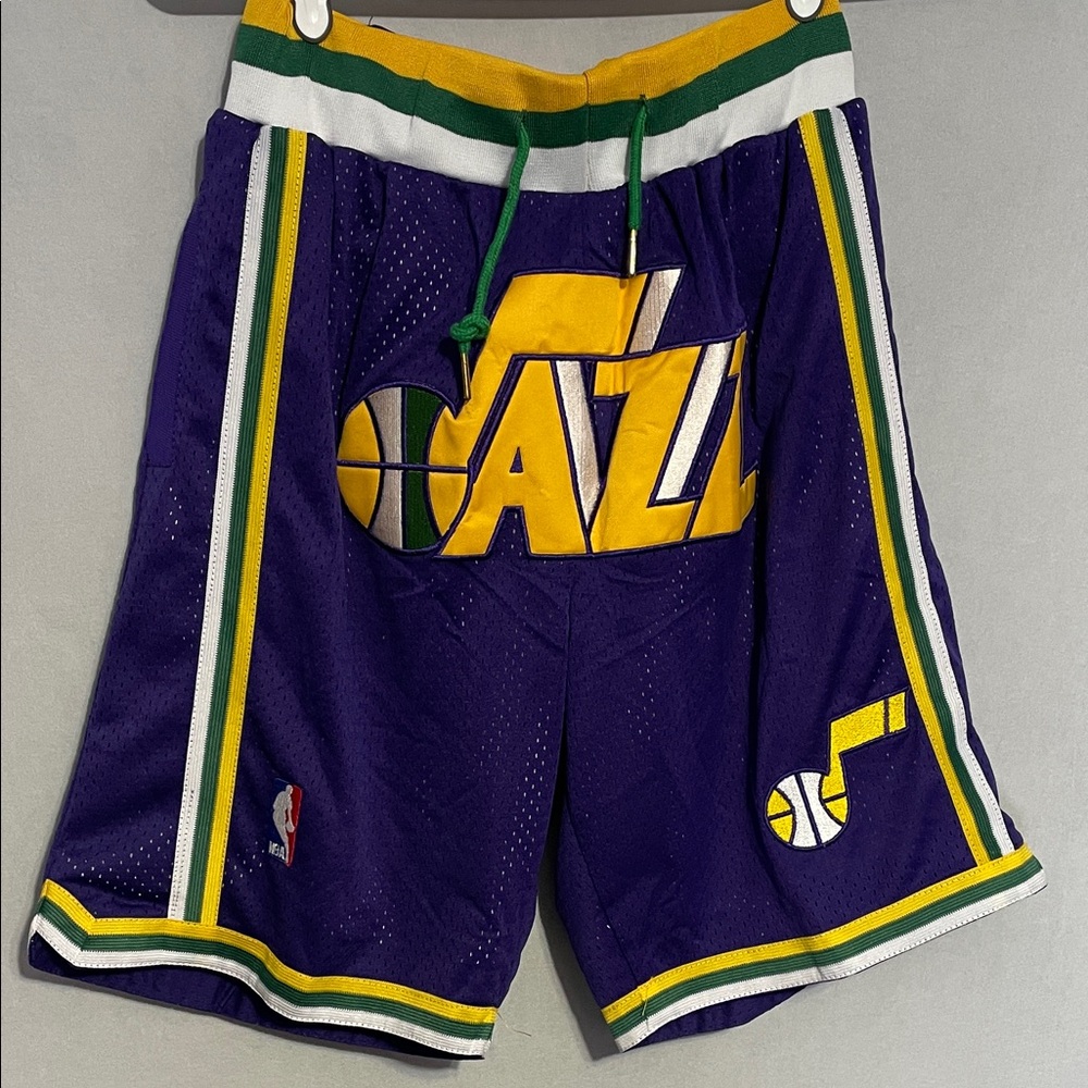 Just Don Utah Jazz Purple Basketball Shorts